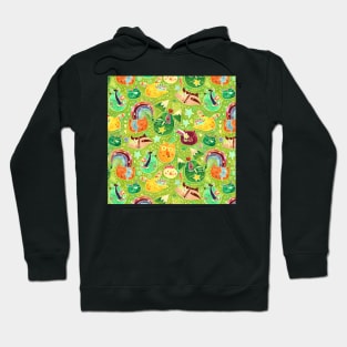 Green Animal Glam Dudes Hoodie